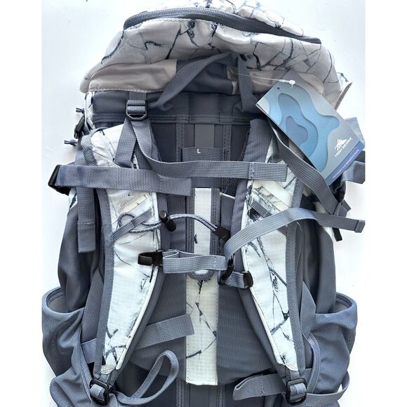 High Sierra Pathway 2.0 Women's 60L Backpack hiking Cracked Ice/Grey Blue NEW - Picture 7 of 14